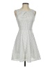 Express Outlet 100% Polyester Polka Dots White Casual Dress Size 0 - photo 1