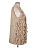 Petal Dew 100% Polyester Tan Sweater Vest Size L - photo 4