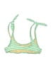 Unbranded Stripes Green Swimsuit Top Size XS (estimated) - photo 2