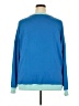 Fantaslook Color Block Blue Pullover Sweater Size 2X - photo 2