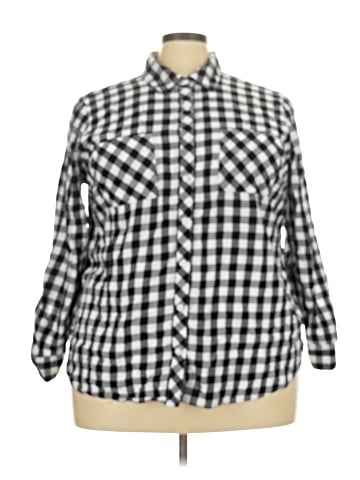 Relativity 3/4 Sleeve Button-Down Shirt (view 1)