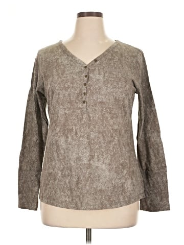 Ruff Hewn Long Sleeve Henley (view 1)