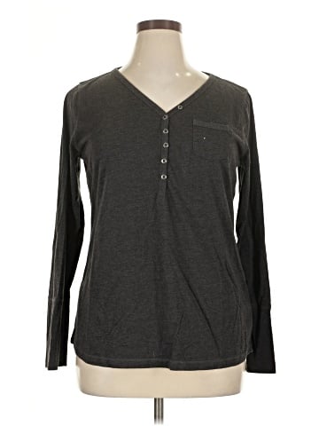 Ruff Hewn Long Sleeve Henley (view 1)