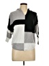 Aaeda Checkered-gingham Gray Poncho Size L - photo 1