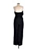 Bisou Bisou 100% Polyester Solid Black Jumpsuit Size 12 - photo 2
