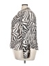 Zac & Rachel Animal Print Ivory Long Sleeve Blouse Size 2X - photo 5