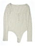 Open Edit Gray Bodysuit Size M - photo 1