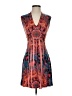 One World Paisley Orange Casual Dress Size S (petite) - photo 1