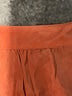 ADAY 100% Cupro Orange Long Sleeve Blouse Size M - photo 6
