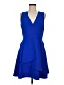 Adelyn Rae Solid Blue Cocktail Dress Size M - photo 1