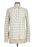 Derek Lam Ivory Long Sleeve Button-Down Shirt Size 10 - photo 1