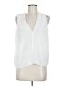 Chloé 100% Polyester White Ivory Sleeveless Blouse Size EU (FR) 40 / US 8 - photo 1