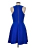 Adelyn Rae Solid Blue Cocktail Dress Size M - photo 2