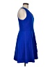 Adelyn Rae Solid Blue Cocktail Dress Size M - photo 4