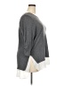 Paper Tee Gray 3/4 Sleeve Top Size 2X - photo 4
