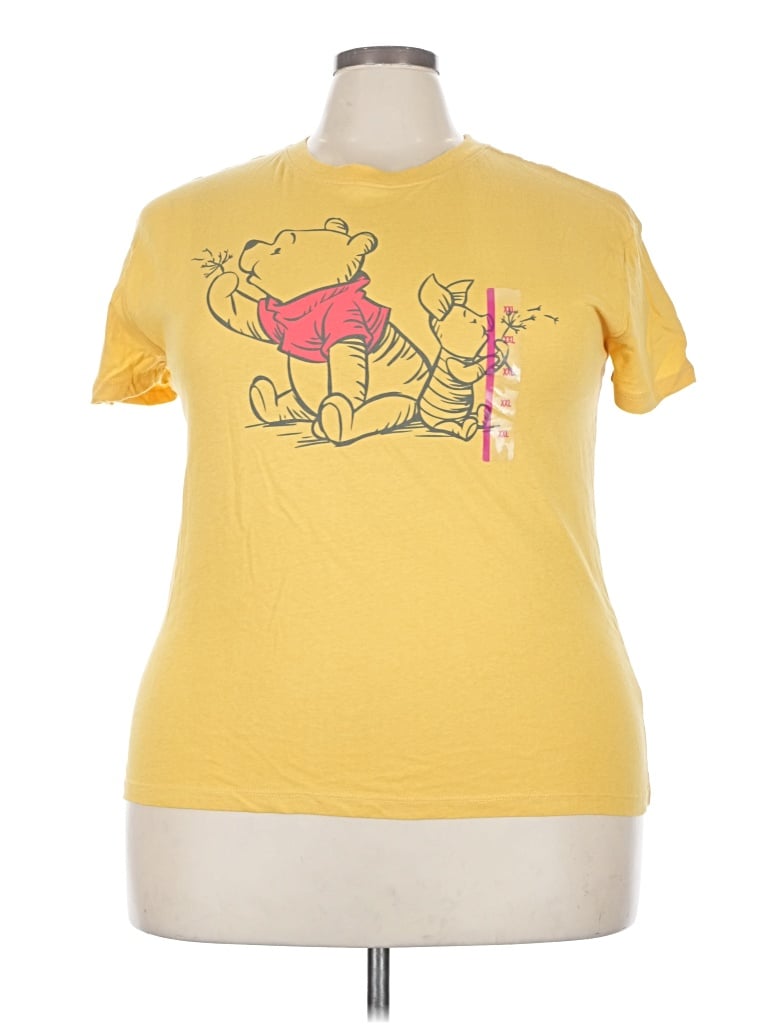 Disney Short Sleeve T-shirt In Yellow