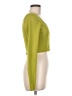 Happily Grey 100% Polyester Green Long Sleeve Top Size M - photo 4