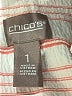 Chico's Stripes Orange 3/4 Sleeve Blouse Size Med (1) - photo 7