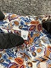 Oxford Paisley Blue Long Sleeve Button-Down Shirt Size 10 - photo 8
