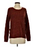 It's Our Time 100% Acrylic Tweed Burgundy Pullover Sweater Size S - photo 1
