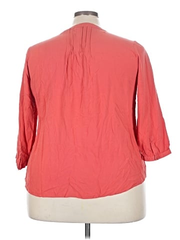 Great Northwest Indigo 3/4 Sleeve Blouse (view 2)