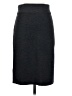Club Monaco 100% Wool Solid Gray Wool Skirt Size S - photo 2