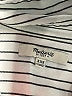 Madewell Stripes Silver Short Sleeve Blouse Size XXS - photo 7