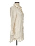 MNG Ivory 3/4 Sleeve Button-Down Shirt Size S - photo 4