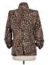 Slate & Willow Animal Print Brown Blazer Size M - photo 2