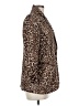 Slate & Willow Animal Print Brown Blazer Size M - photo 4