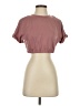 Unbranded Burgundy Short Sleeve Top Size S - photo 1
