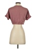 Unbranded Burgundy Short Sleeve Top Size S - photo 2
