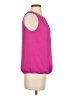 Ann Taylor 100% Polyester Pink Sleeveless Blouse Size XS - photo 4