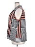 Calvin Klein Stripes Red Sleeveless Button-Down Shirt Size 2X - photo 5