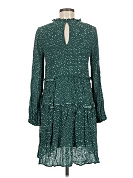 green emerald velvet dress Anthropologie Green Chiffon Tie Front 