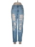 Forever 21 Hearts Blue Jeans Size 30 waist - photo 1