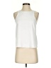Cooper & Ella 100% Polyester White Sleeveless Top Size XS - photo 1