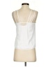 Cooper & Ella 100% Polyester White Sleeveless Top Size XS - photo 2
