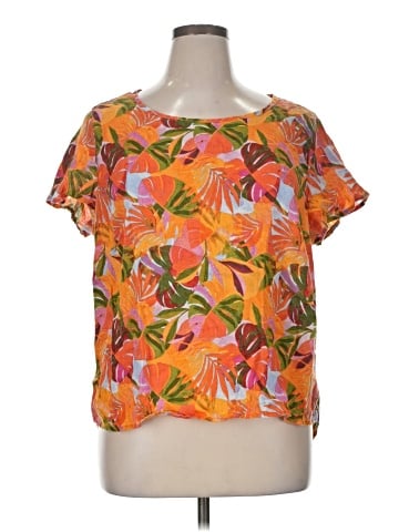C&C California Short Sleeve Blouse (view 1)