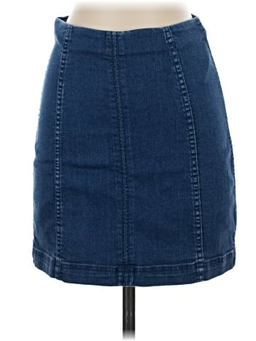 Free People Denim Skirt (view 1)