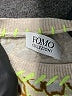 Fomo 100% Cotton Animal Print Gold Pullover Sweater Size M (estimated) - photo 7