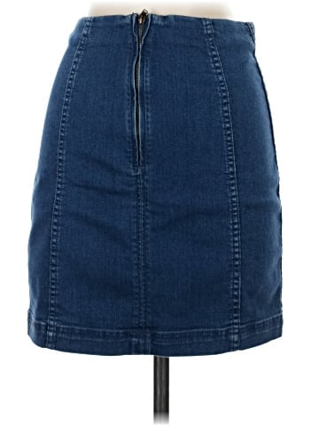 Free People Denim Skirt (view 2)