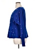 Shein Curve Blue Long Sleeve Blouse Size 1X - photo 5