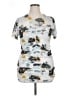Torrid Tropical White Short Sleeve Blouse Size 1X Plus (1) - photo 1