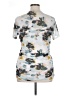 Torrid Tropical White Short Sleeve Blouse Size 1X Plus (1) - photo 2