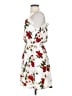 Unbranded 100% Polyester Floral White Casual Dress Size S - photo 5