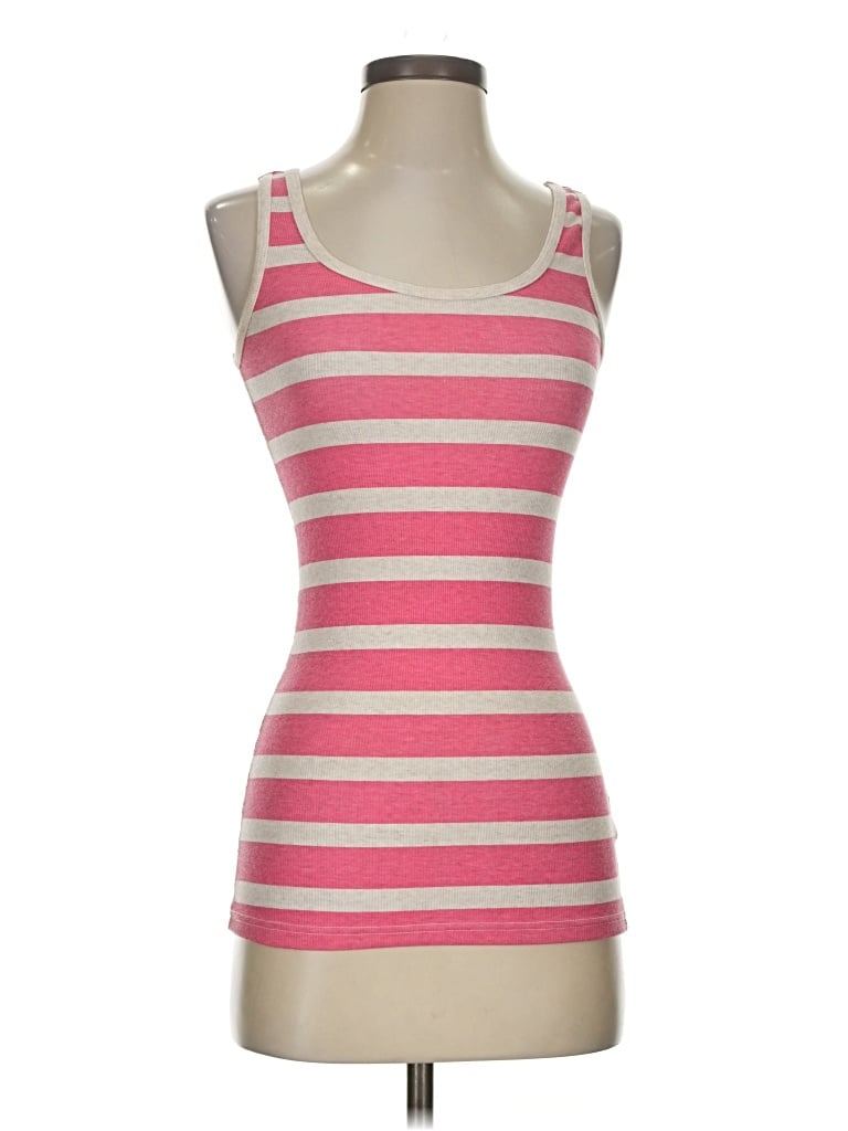 Pre-owned Faded Glory Tank Top Pink Strapless Neckline Tops
