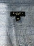 Talbots 100% Cotton Blue 3/4 Sleeve Blouse Size XL - photo 7