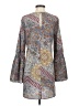 BCBGeneration 100% Polyester Paisley Gray Casual Dress Size S - photo 2