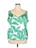 Never Fully Dressed 100% Polyester Green Sleeveless Blouse Size 20 - photo 1